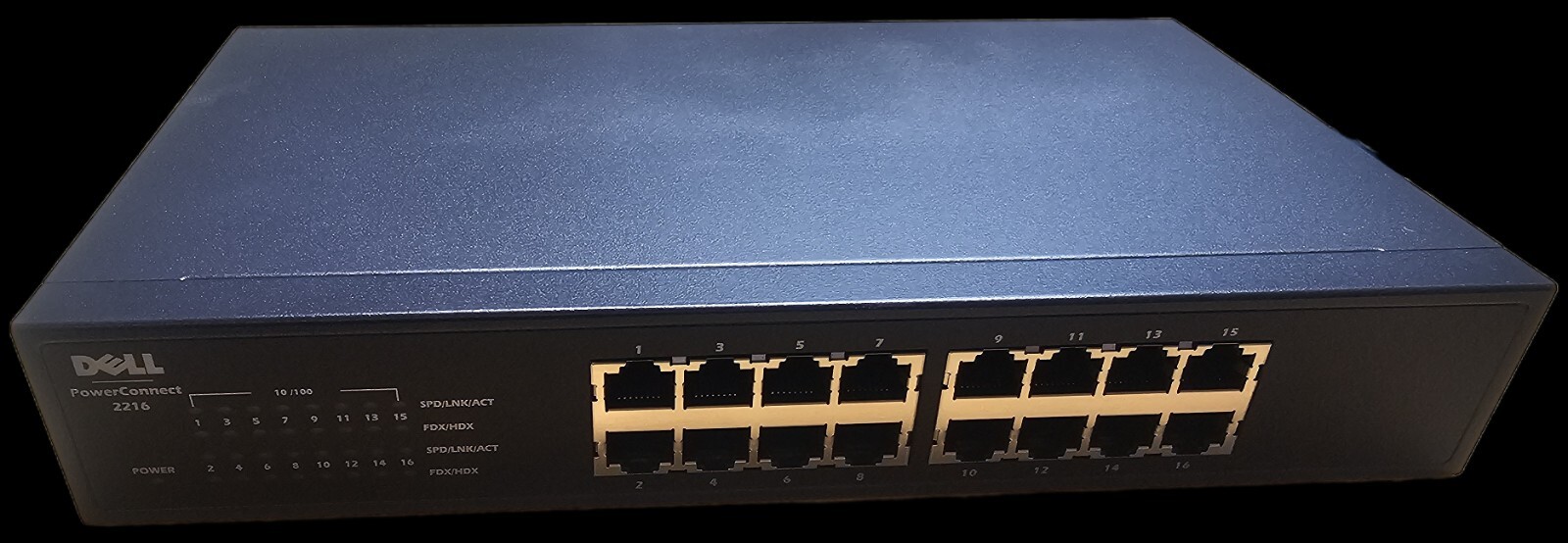 Dell PowerConnect 2216 16-Port Fast Ethernet Switch rack-mountable