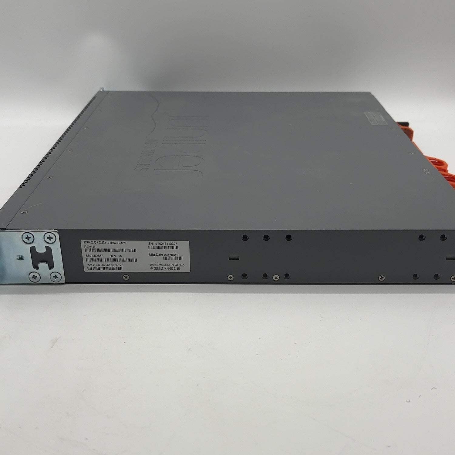 Juniper Networks Ethernet Switch 48-Port Gigabit Managed Switch EX3400 Claimed