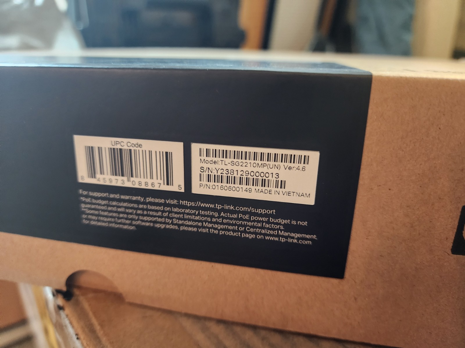 TP-LINK TL-SG2210MP JetStream 10-Port Gigabit Smart Switch with 8-Port PoE+
