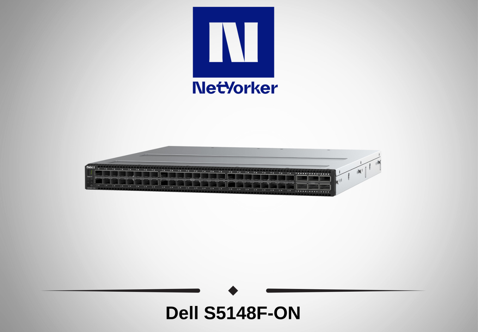 Dell S5148F-ON 48x 25GbE SFP+ 6x 100GbE QSFP28 Switch w/ Dual AC- Fast Ship