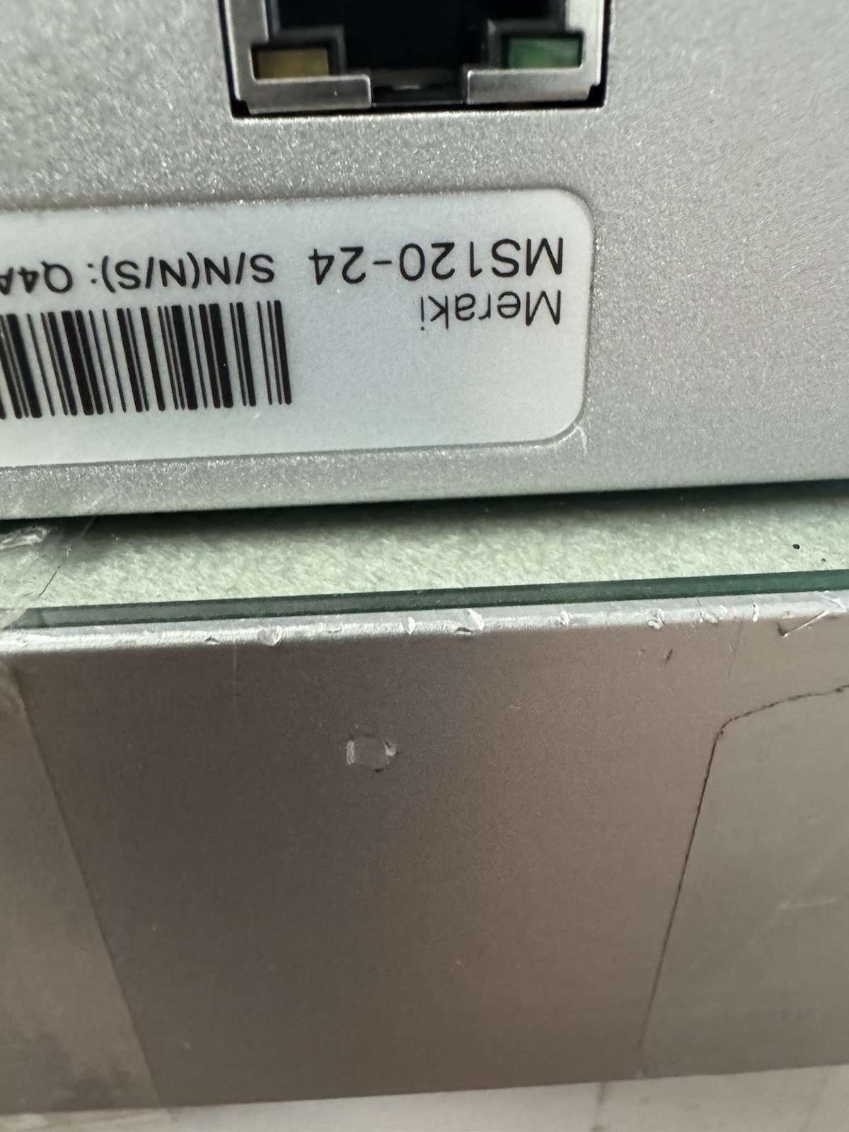 Cisco Meraki MS120-24P-HW 24-Port Gigabit Cloud Managed PoE Switch UNCLAIMED