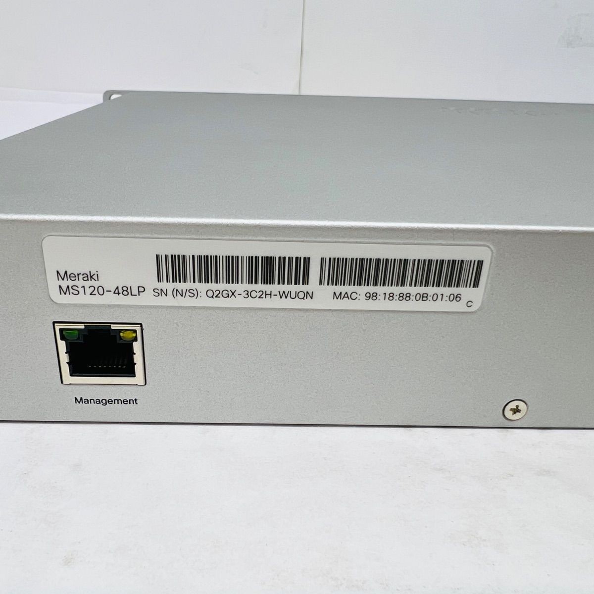 Cisco Meraki MS120-48LP-HW 48-Port PoE+ Cloud-Managed Gigabit Switch *Pls READ*