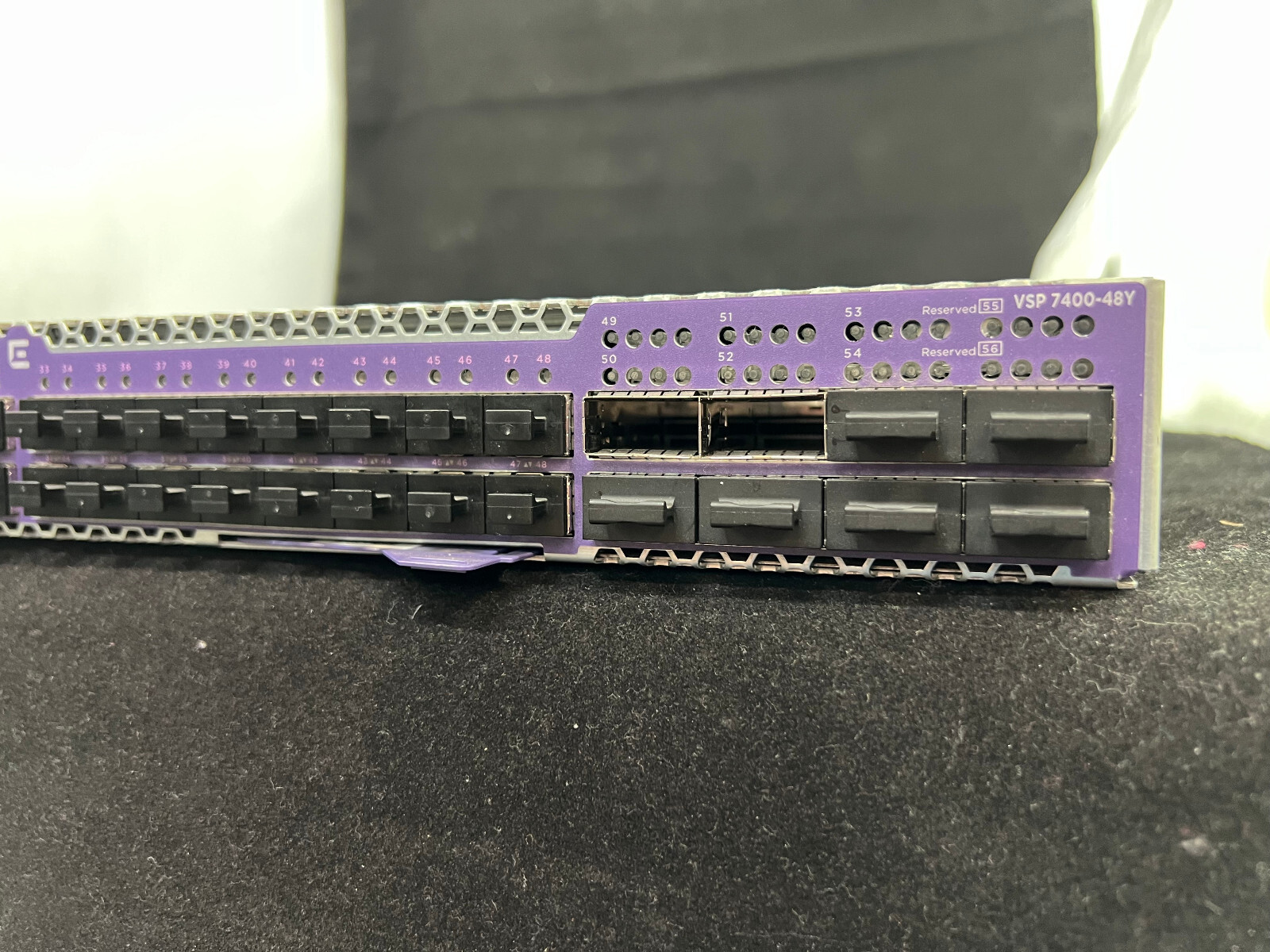 **PARTS ONLY** Extreme VSP7400-48Y-8C-AC-F 48x 1/10/25Gbps SFP28 Ports, 8xQSFP28