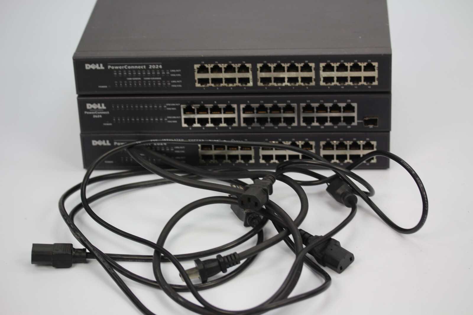 DELL PowerConnect 2024,2624, 2024 ALL THREE 24 port Ethernet Network switchs
