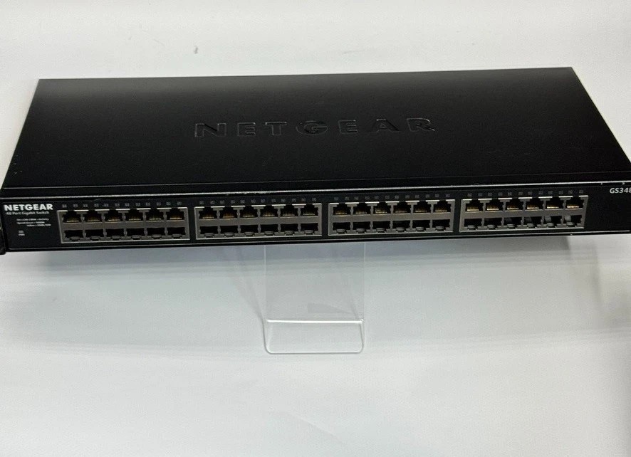 NETGEAR GS348 48-Port Gigabit Ethernet Unmanaged Switch (GS348-100NAS)