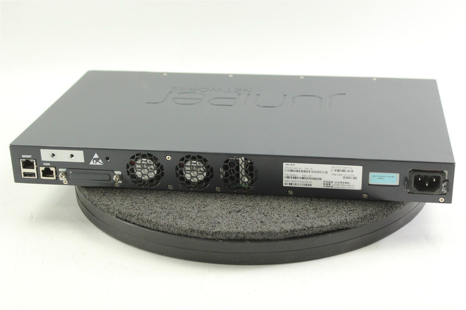 Juniper EX2200-48P-4G 48-Port SFP Managed Gigabit Ethernet Network Switch