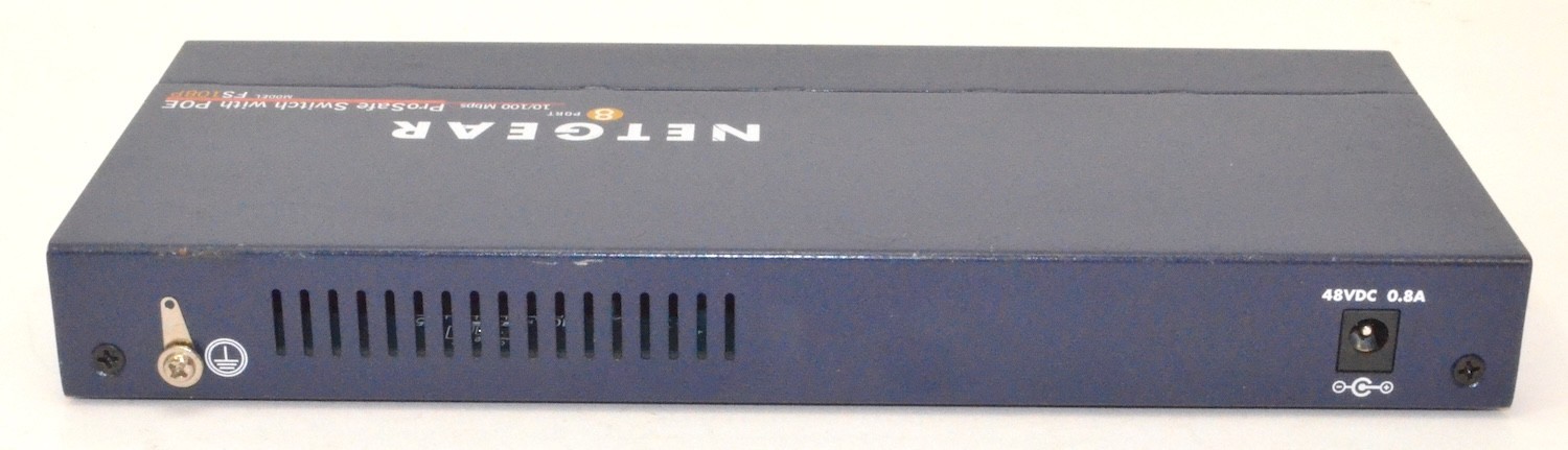 Netgear ProSafe 8-Port 10/100 Mbps ProSafe Switch with POE *Used* FS108P