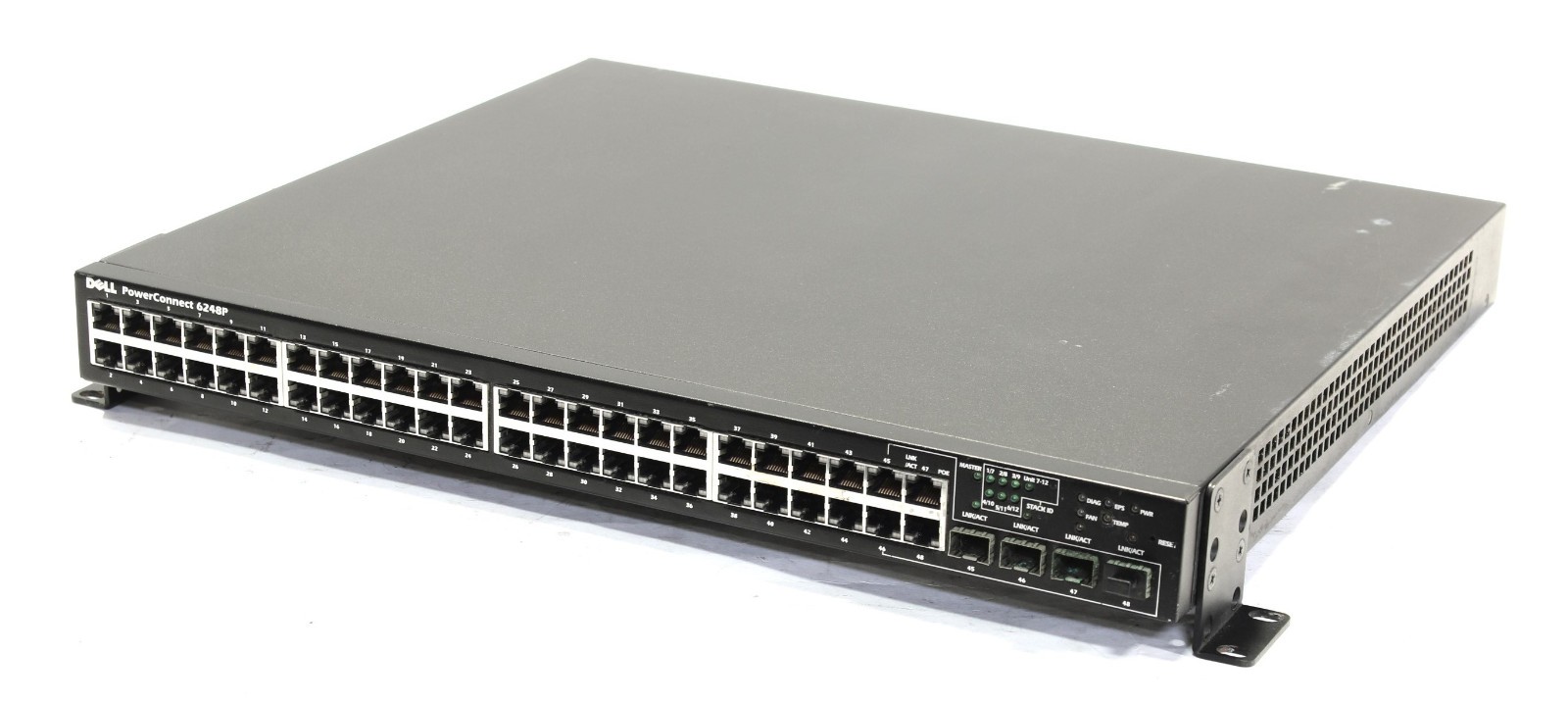 Dell PowerConnect 6248P 48-Port PoE+ Layer 3 Gigabit Ethernet Switch Mountable