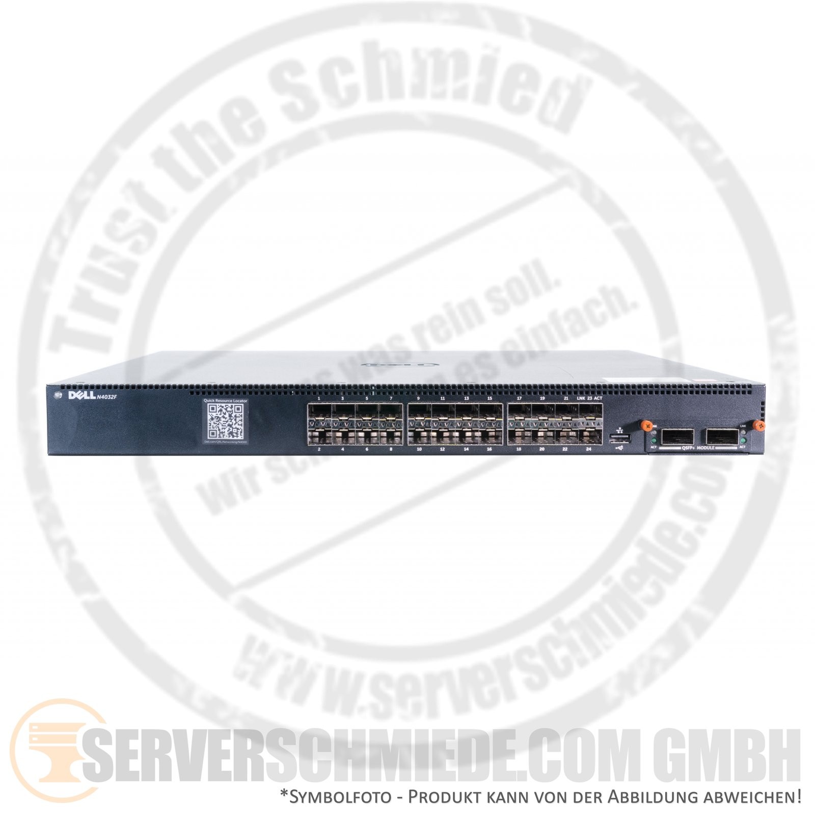 Dell N4032F 24x 10GbE Ethernet Network SFP+ Layer 3 Managed Switch 2x PSU