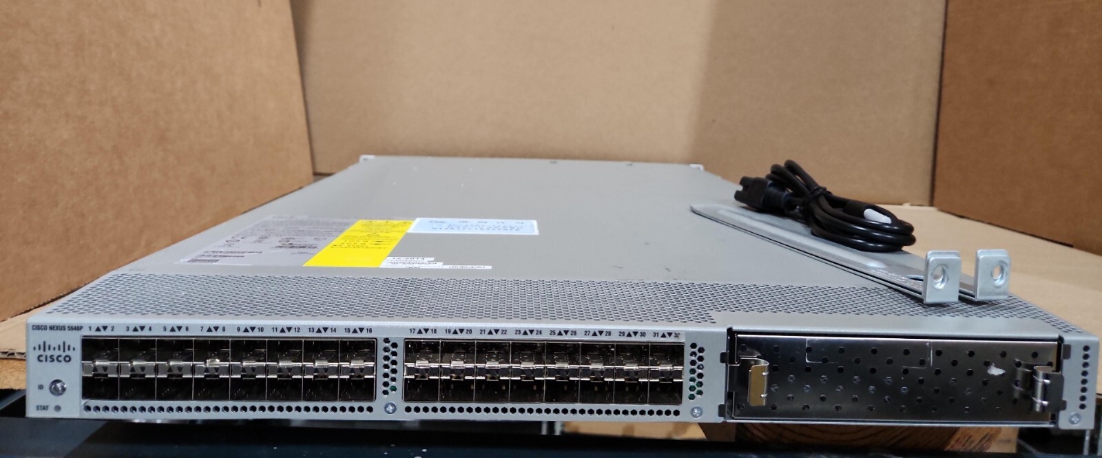 Cisco Nexus N5K-C5548P 32-Port 10GB SFP+ Fiber Switch w/ Dual Power, Fans, Racks