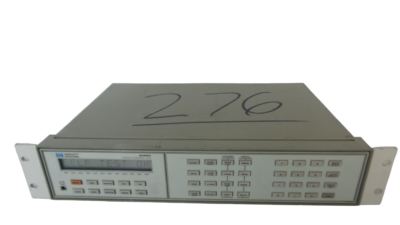 Hewlett Packard HP 3488A Switch Control Unit – Free shipping