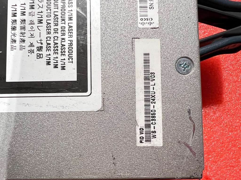 Cisco WS-C3850-24XU 24 Port 10Gbps UPoE LAN Base Switch C3850-NM-2-10G 1100W