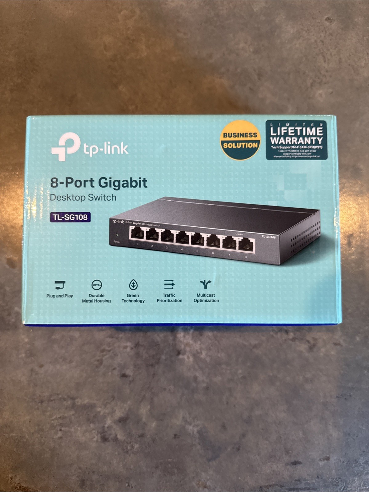 Pt-Link 8-Port Gigabit Desktop Switch TL-SG108