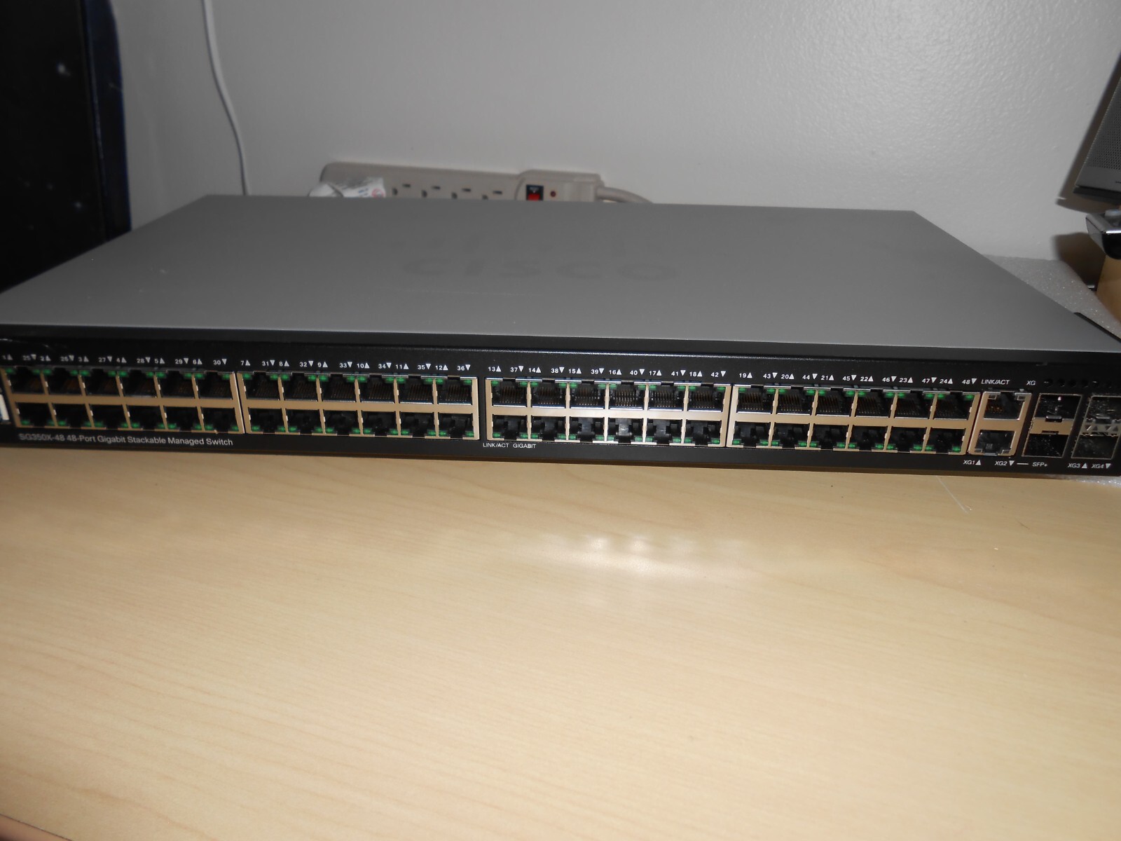 Cisco SG350X-48-K9-V01 48 Ports Fully Managed Ethernet Switch