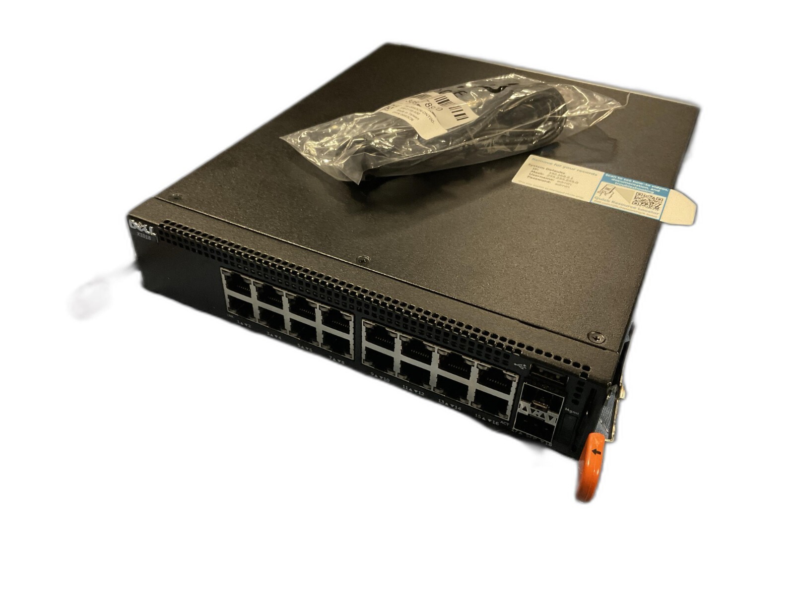 Dell X1018 X-Series Smart Managed 16-Port Gigabit 2-Port SFP Switch NEW