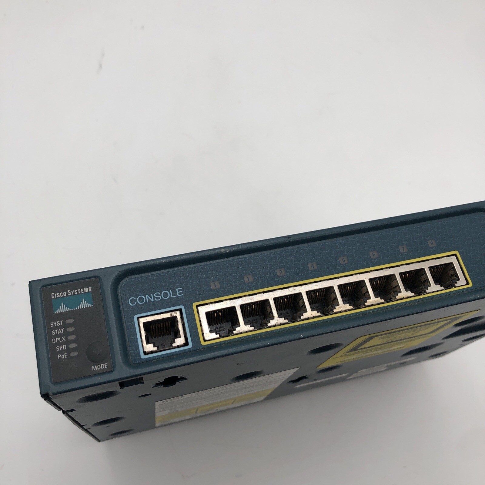 USED Cisco WS-C3560-8PC-S 8 Ethernet 10/100 ports POWERS ON READ