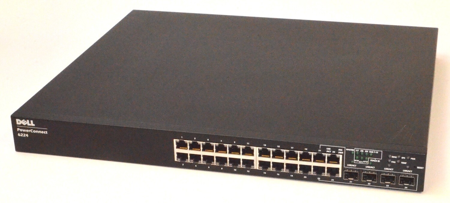 Dell PowerConnect 6224 24 Port Gigabit Switch *Used* 0TK308