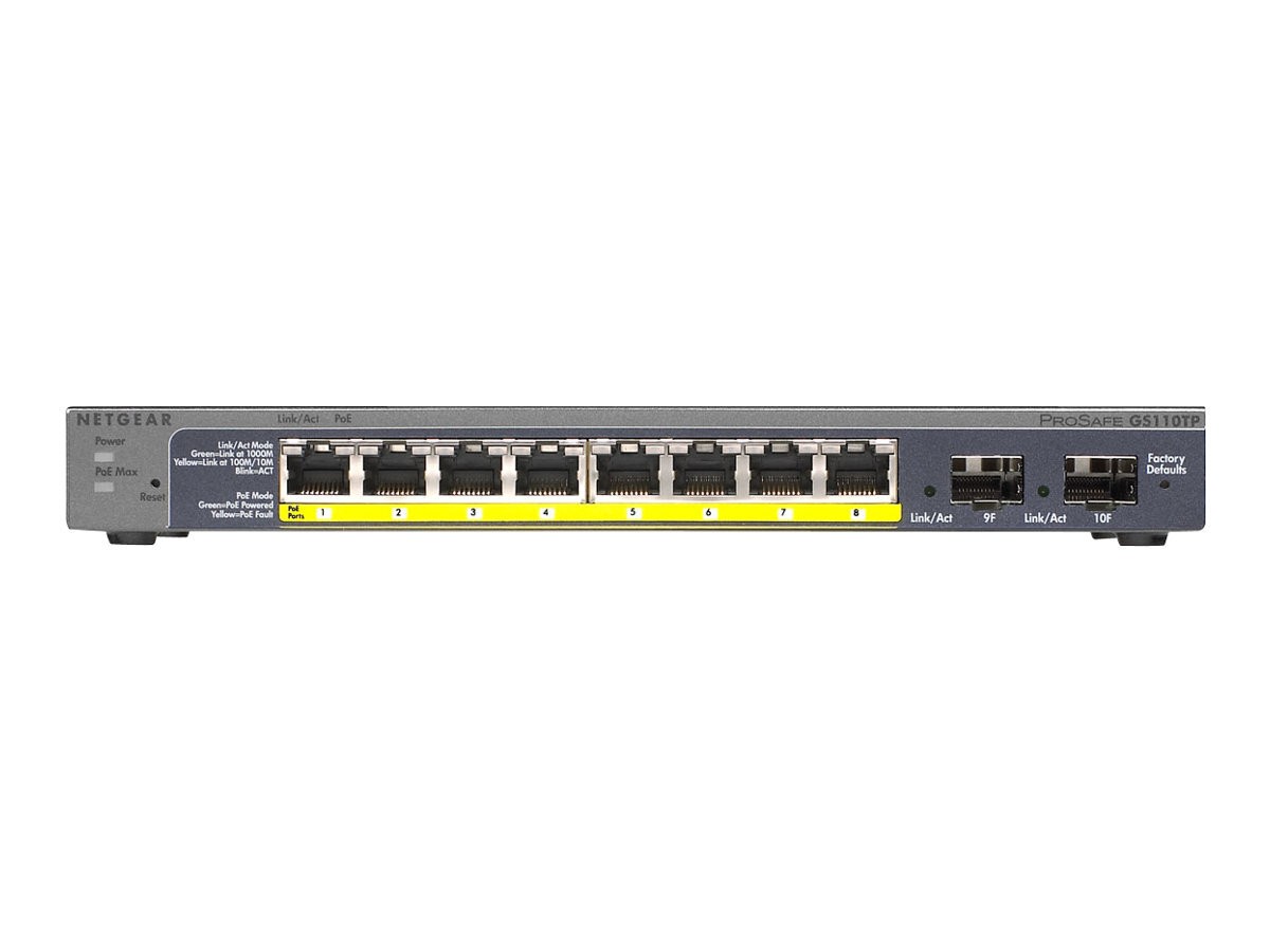 Netgear GS110TP Switch II price incl VAT 3 yr warranty* B2B