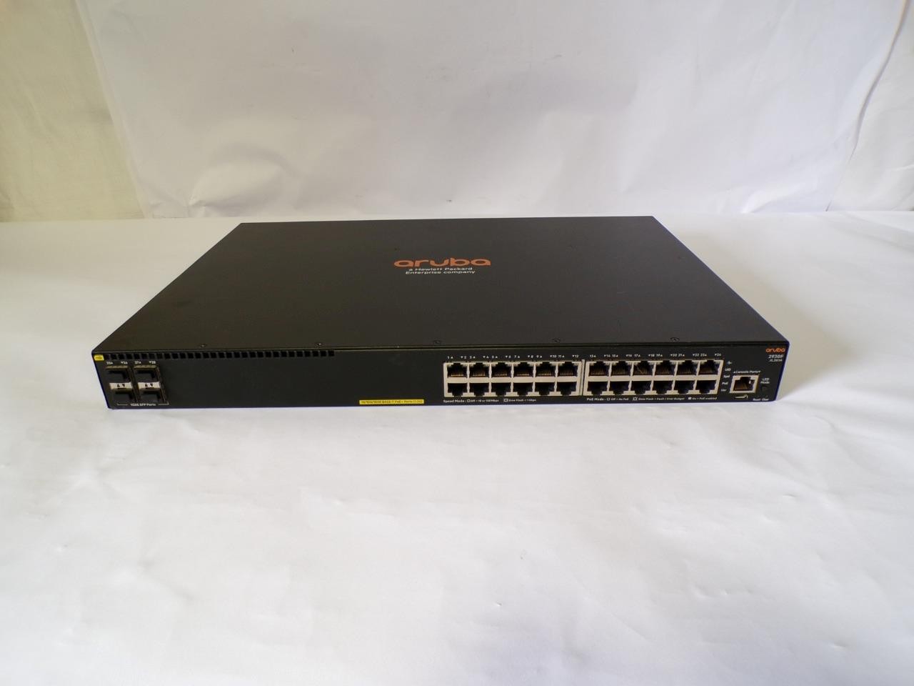 Aruba JL261A JL261A-60001 2930F PoE+ 24-Port Gigabit Ethernet Switch (J193)