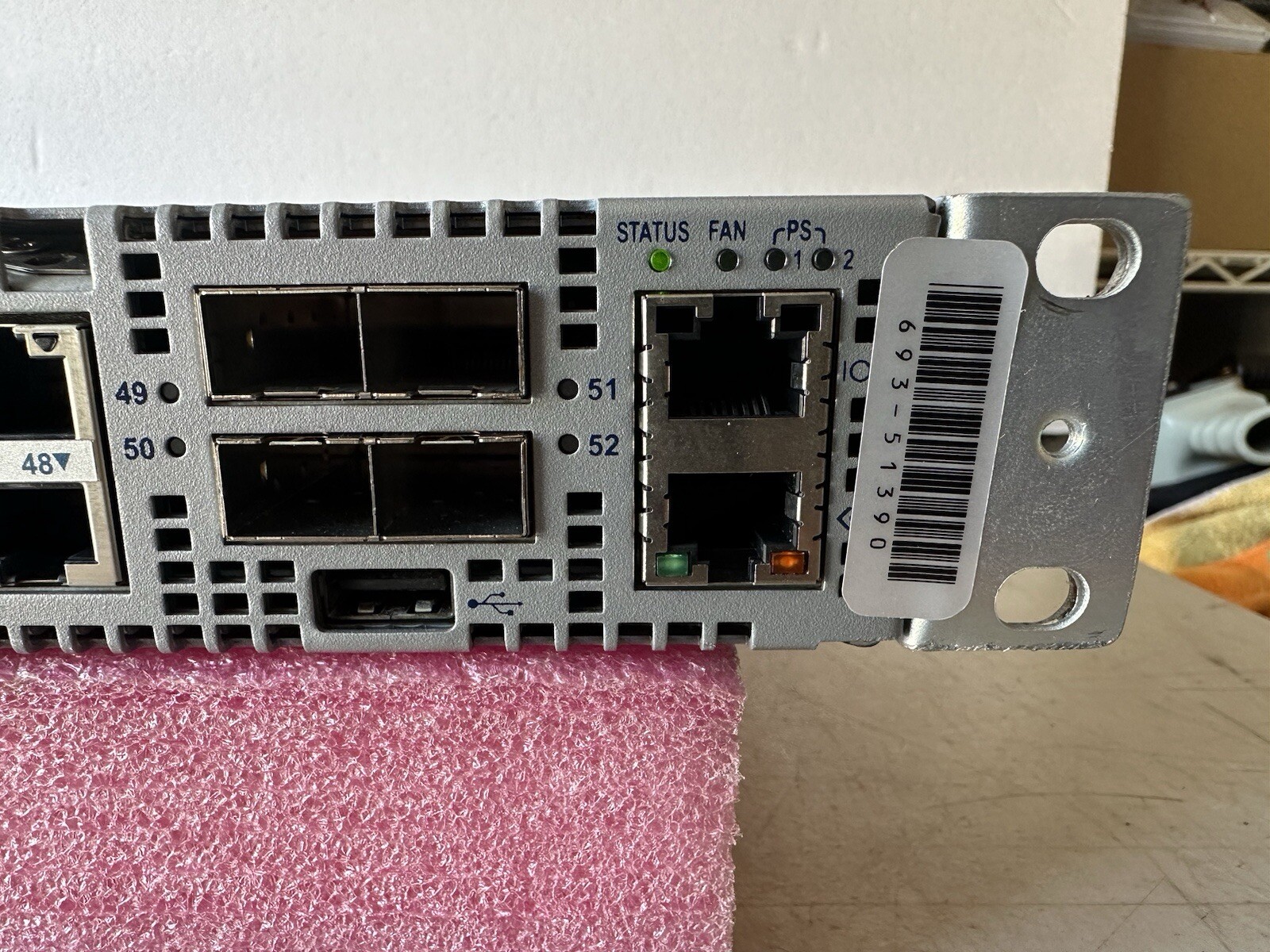 Arista DCS-7050T-52-48-Port RJ45 4x SFP+ Switch Dual AC-PSU –
