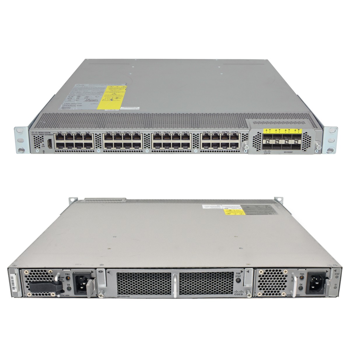 Cisco Nexus N2K-C2232TM-10GE 32Port 10GE Module N2K-M2800P Grey PSUs Rack Ears