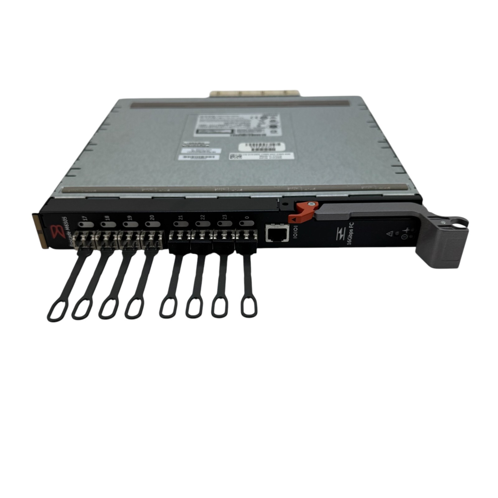 Dell Brocade 1K4W5 M6505 16Gbps FC Fiber Channel SFP+ Channel Switch