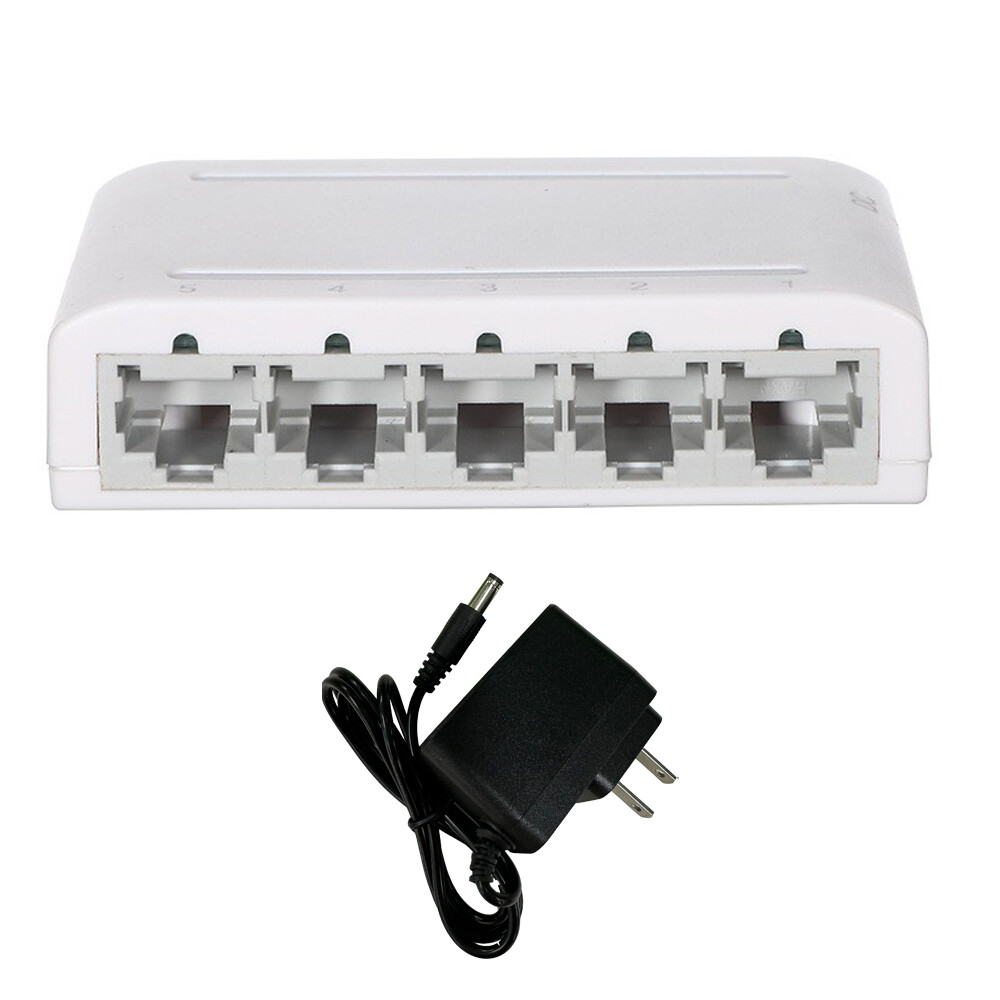Dbit 5-Port 10/100/1000Mbps Gigabit Ethernet Network Switch Unmanaged (1005G)