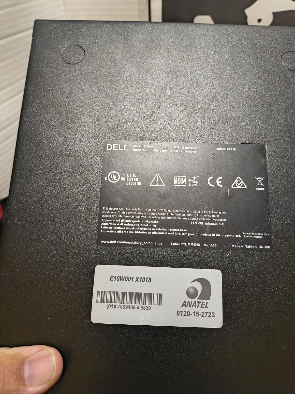2 Dell X1018 16 Port Gig PoE 2 X SFP Managed Switch E10W – USED One Plug