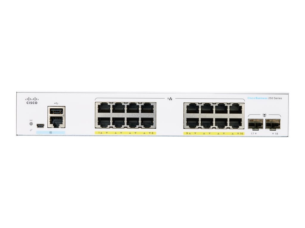 Cisco CBS250-16P-2G-NA Switch II price incl VAT 3 yr warranty* B2B