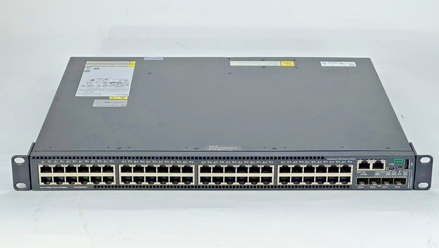HPE FlexNetwork 5130 48G 48x Gigabit 4xSFP+ 1-Slot HI 4x 10GbE 2x Fans 2x PSU L3